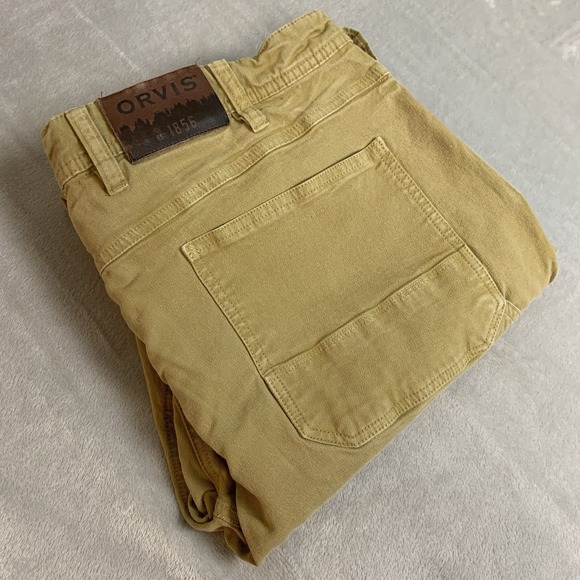 Orvis Other - Orvis Cargo Pants Mens 40x30* Beige Cotton Blend Outdoor Hiking Fly Fishing
